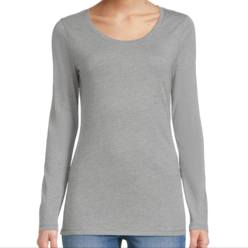 Grey Long-Sleeved Tee